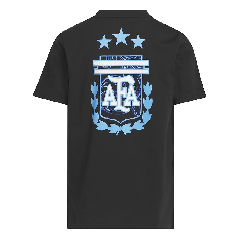 Youth adidas Black Argentina National Team 2026 Away Jersey Hook T-Shirt