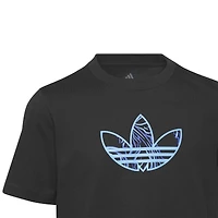 Maillot extérieur adidas noir pour jeunes de l'équipe nationale d'Argentine 2026