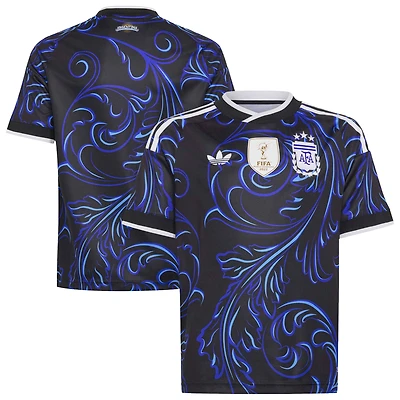 Youth adidas Black Argentina National Team 2026 Away Replica Jersey