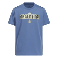 Youth adidas Blue Argentina National Team Jersey Hook T-Shirt