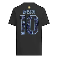Youth adidas Lionel Messi Black Argentina National Team 2026 Away Jersey Hook Name & Number T-Shirt