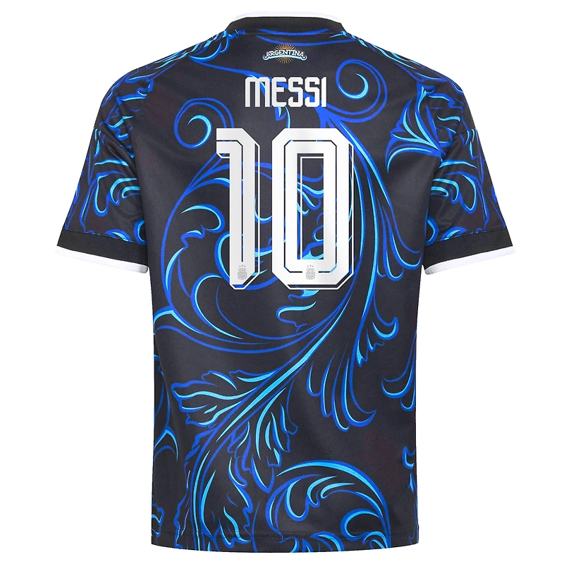 Youth adidas Lionel Messi Black Argentina National Team 2026 Away Replica Jersey