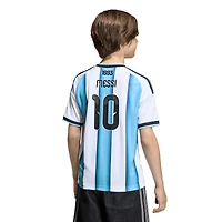 Youth adidas Lionel Messi White Argentina National Team 2026 Home Replica Jersey