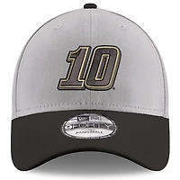 Men's New Era Gray/Black Aric Almirola 9FORTY Snapback Adjustable Hat
