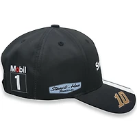 Casquette ajustable pour homme Stewart-Haas Racing Team Collection Noir/Blanc Aric Almirola Smithfield