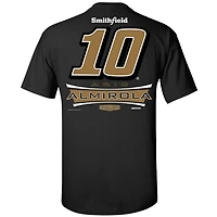 T-shirt à 2 points Aric Almirola Lifestyle Collection Stewart-Haas Racing Team noir pour homme
