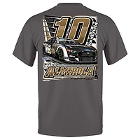 Men's Stewart-Haas Racing Team Collection Charcoal Aric Almirola Car T-Shirt