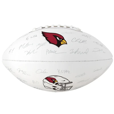 Ballon de football à signature autographe des Cardinals de l'Arizona