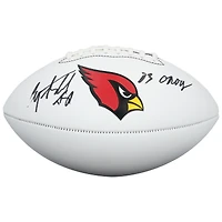 Anquan Boldin Arizona Cardinals Autographed Franklin White Panel Football with "03 OROY" Inscription