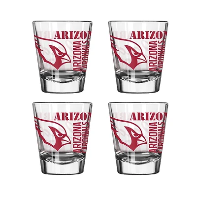 Arizona Cardinals 4-Pack 2oz. Shot Glass Set