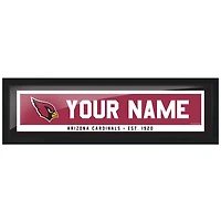 Cardinals de l'Arizona - 6'' x 22'' Art encadré personnalisé