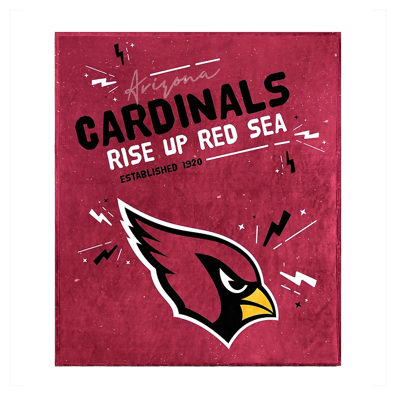Couverture en peluche Arizona Cardinals 60" x 70"