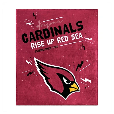 Couverture en peluche Arizona Cardinals 60" x 70"