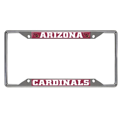 Arizona Cardinals Chrome License Plate Frame