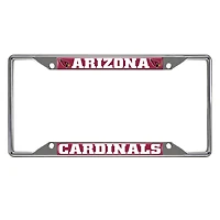Arizona Cardinals Chrome License Plate Frame
