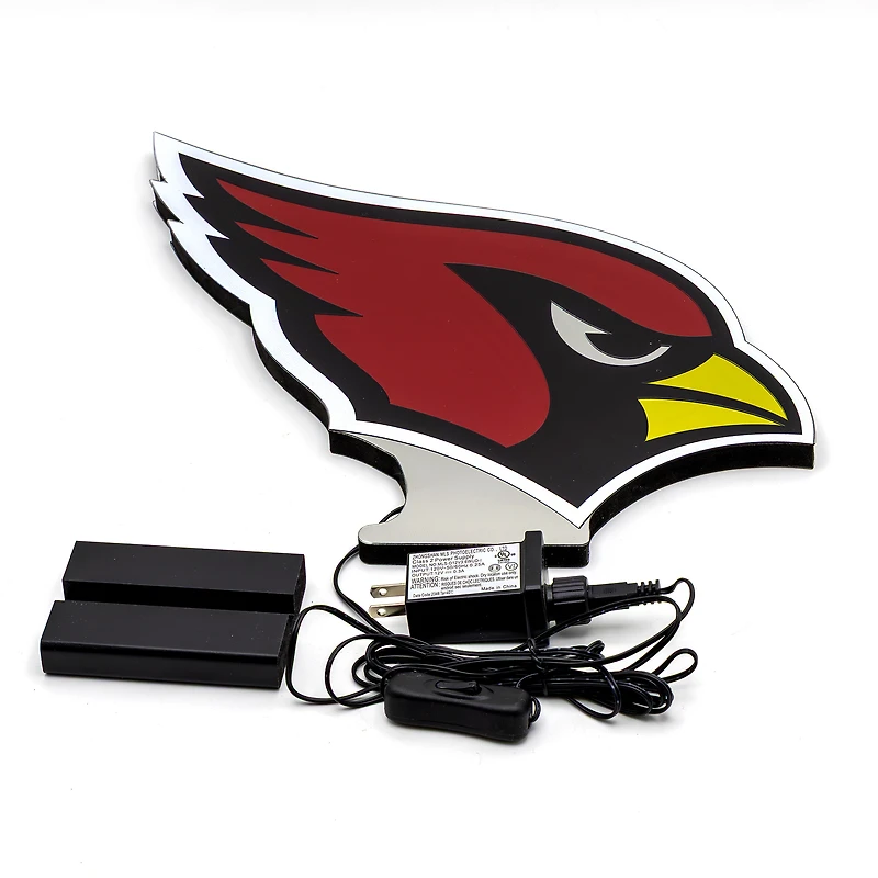 Lampe LED Infinity avec logo des Cardinals de l'Arizona