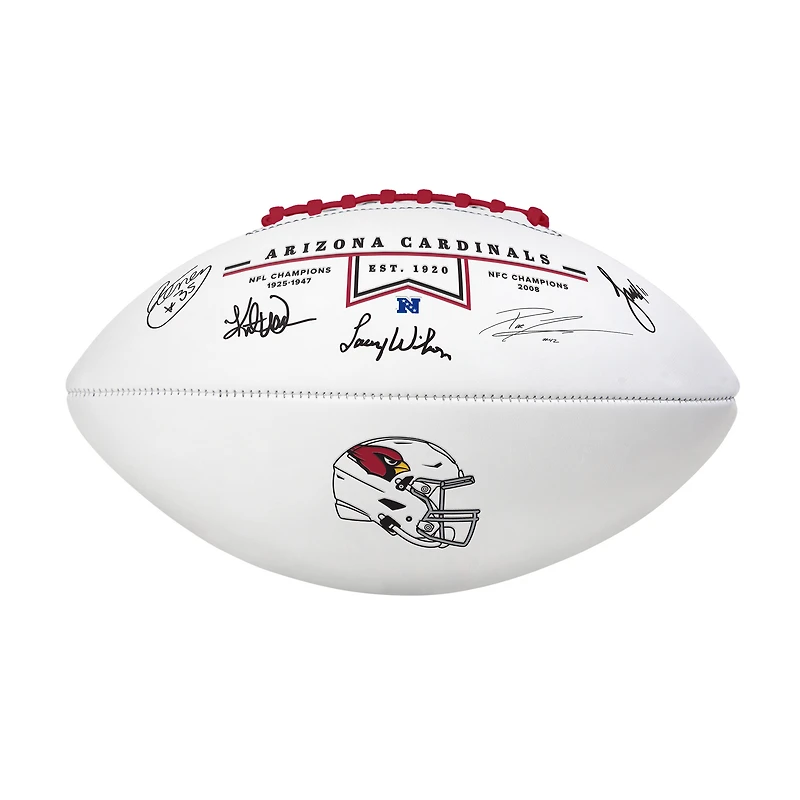 Ballon de football signature Legends des Cardinals de l'Arizona