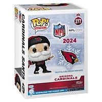 Arizona Cardinals Santa Funko Pop! 2024 Fanatics Exclusive Vinyl Figure