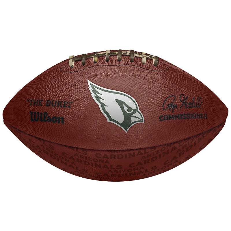 Arizona Cardinals Unsigned Wilson Showcase Duke Pro Football