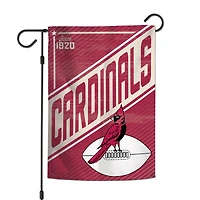 Arizona Cardinals WinCraft Drapeau de jardin 2 côtés 12'' x 18''