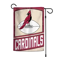 Arizona Cardinals WinCraft Drapeau de jardin 2 côtés 12'' x 18''
