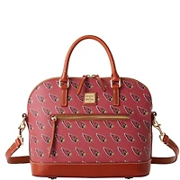 Dooney & Bourke Arizona Cardinals Signature Domed Zip Satchel Purse