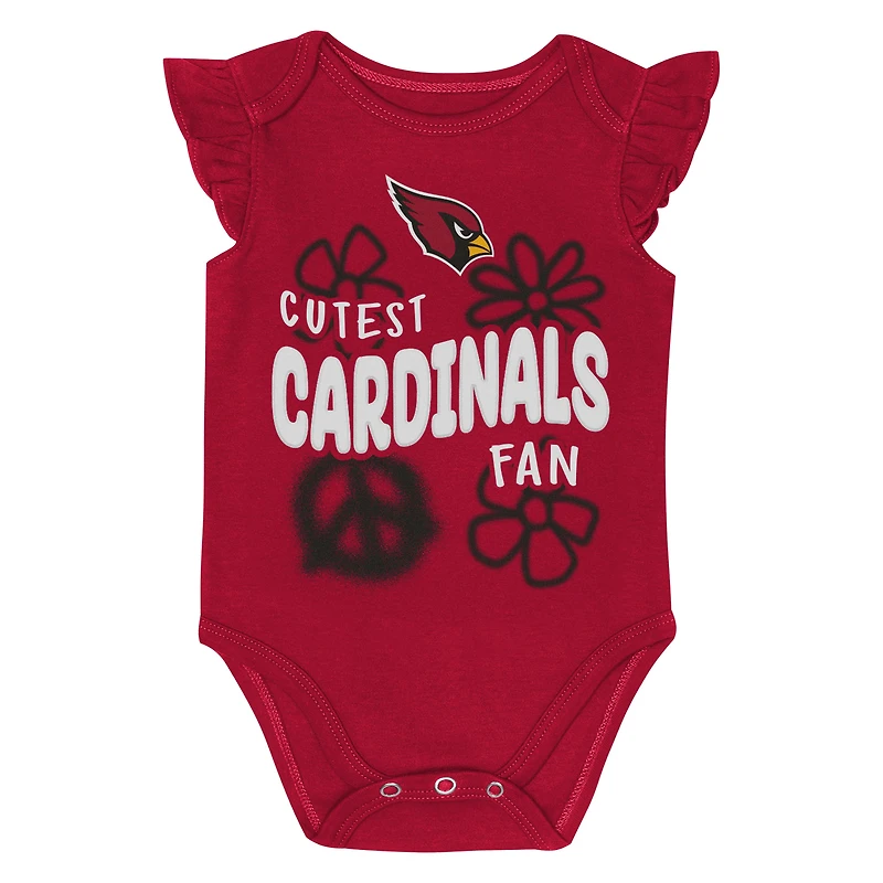 Ensemble deux pièces pour nouveau-né et nourrisson Outerstuff Arizona Cardinals The Sunshine