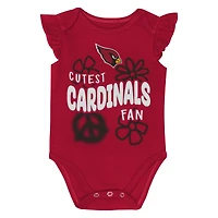 Ensemble deux pièces pour nouveau-né et nourrisson Outerstuff Arizona Cardinals The Sunshine
