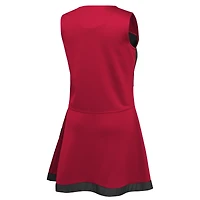 Girls Preschool Cardinal Arizona Cardinals Two-Piece Cheer Captain Jumper Dress with Bloomers Set