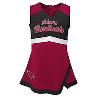 Ensemble deux pièces pour fille Cardinal Arizona Cardinals Cheer Captain Jumper et Bloomer