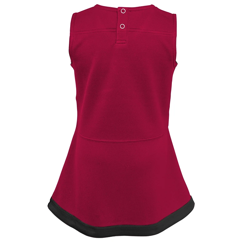 Ensemble deux pièces pour fille Cardinal Arizona Cardinals Cheer Captain Jumper et Bloomer