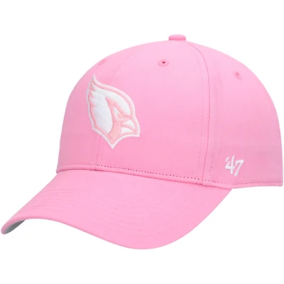 Casquette ajustable '47 Pink Arizona Cardinals Rose MVP pour fille