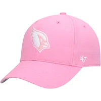 Casquette ajustable '47 Pink Arizona Cardinals Rose MVP pour fille