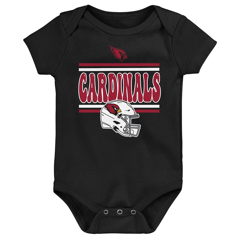Ensemble de trois bodies pour bébé Arizona Cardinals Play Day