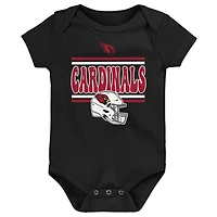 Ensemble de trois bodies pour bébé Arizona Cardinals Play Day
