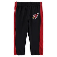 Infant Cardinal/Black Arizona Cardinals Little Kicker Long Sleeve Bodysuit & Pants Set