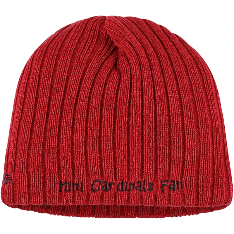 Infant New Era Cardinal Arizona Cardinals Mini Fan Beanie