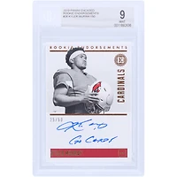 Kyler Murray Arizona Cardinals Autographed 2019 Panini Encased Rookie Endorsements #RE-KMU #25/50 BGS Authenticated 9 Rookie Card with "Go Cards" Inscription