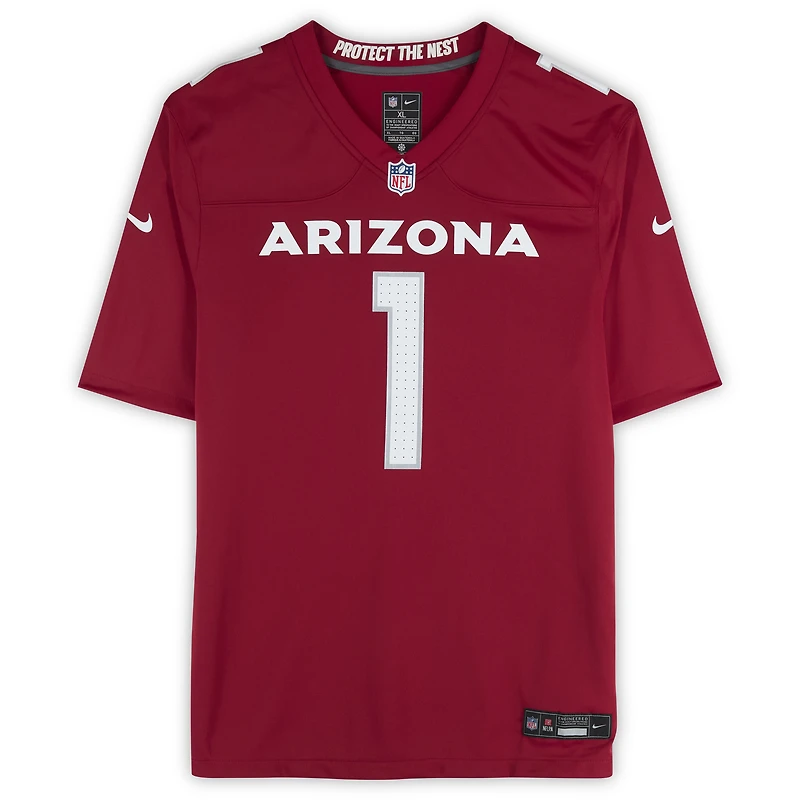 Maillot Nike de jeu autographié par Kyler Murray des Cardinals de l'Arizona