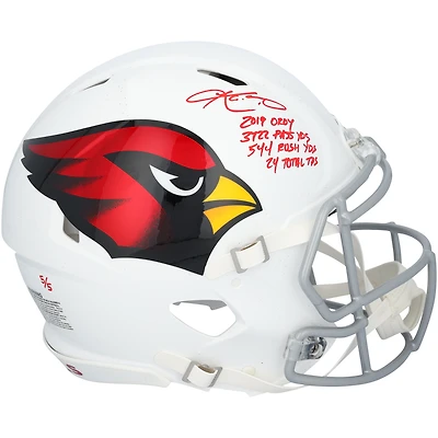 Casque Riddell Speed ​​2023 authentique autographié par Kyler Murray, Arizona Cardinals, avec inscriptions multiples - Édition limitée #5/5