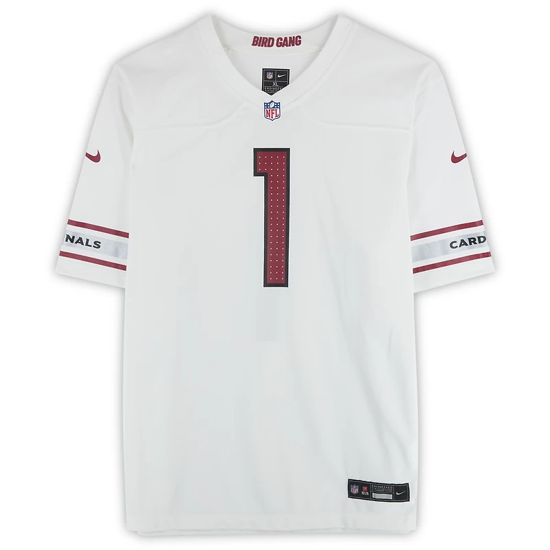 Maillot Nike Vapor F.U.S.E. blanc dédicacé par Kyler Murray des Cardinals de l'Arizona
