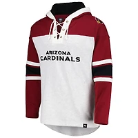 Chandail à capuchon lacets gris chiné pour hommes '47 Arizona Cardinals Gridiron