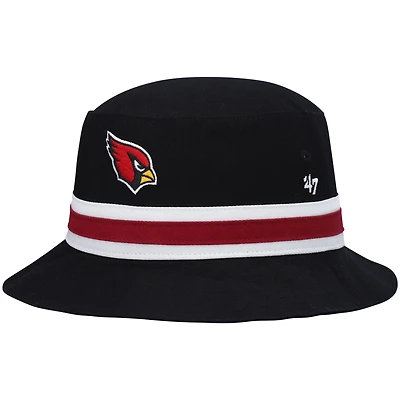 Chapeau bob à rayures noires '47 Arizona Cardinals pour hommes