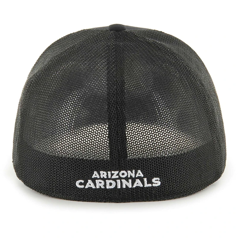 Casquette '47 Black Arizona Cardinals Unveil Flex pour homme