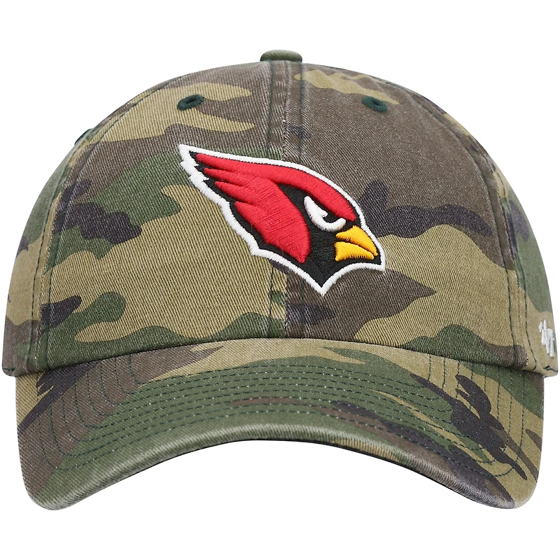 Casquette réglable '47 Camo Arizona Cardinals Woodland Clean Up pour homme