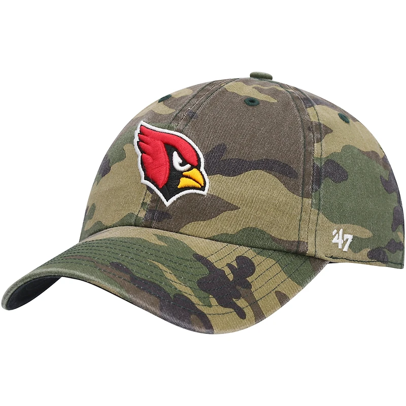 Casquette réglable '47 Camo Arizona Cardinals Woodland Clean Up pour homme