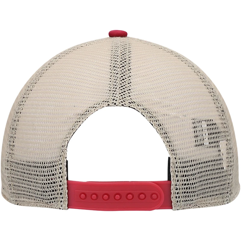 Casquette '47 Cardinal/Natural Arizona Cardinals Trawler Trucker Clean Up Snapback pour homme