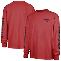 T-shirt à manches longues pour homme '47 Cardinal Arizona Cardinals Cairn Ravine Foundation