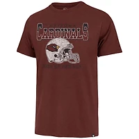 T-shirt pour homme '47 Cardinal Arizona Cardinals Gridiron Classics Time Lock Franklin