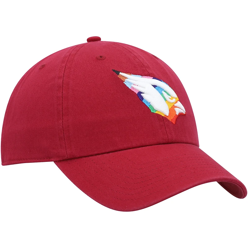 Casquette réglable '47 Cardinal Arizona Cardinals Pride Clean Up pour homme
